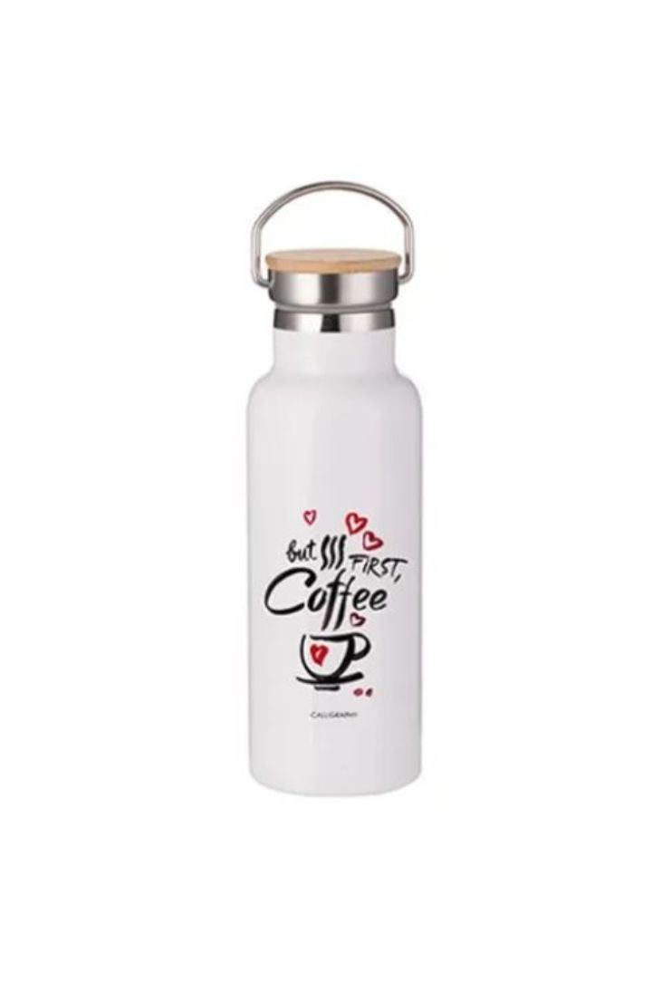 Botella Acero/Bambu 500ml - Imagen 4